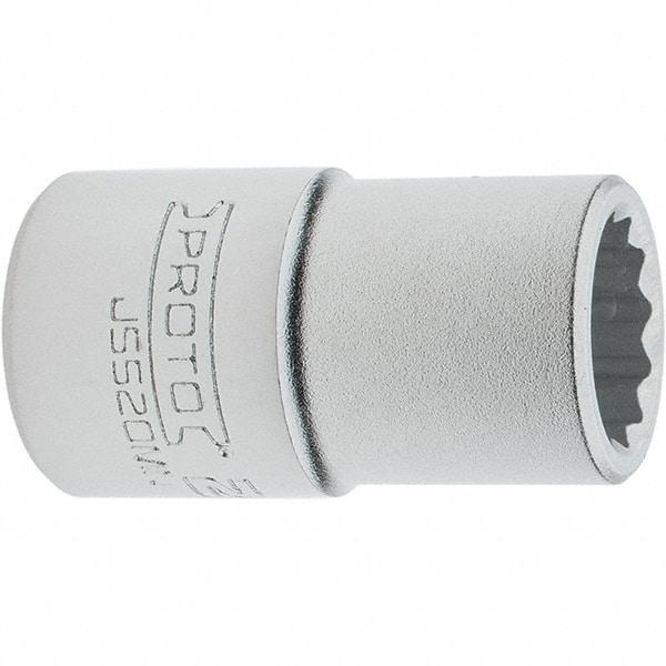 Proto - 3/4" Drive, Standard Hand Socket - 12 Points, 2.307" OAL, Steel, Full Polish Finish - Exact Tool & Supply