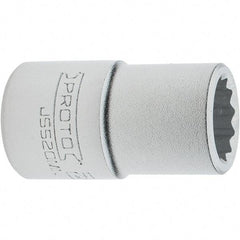 Proto - 3/4" Drive, Standard Hand Socket - 12 Points, 2.307" OAL, Steel, Full Polish Finish - Exact Tool & Supply