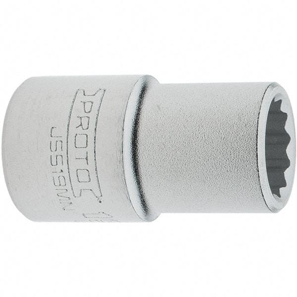 Proto - 3/4" Drive, Standard Hand Socket - 12 Points, 2.307" OAL, Steel, Full Polish Finish - Exact Tool & Supply