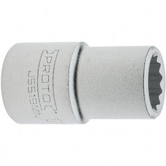 Proto - 3/4" Drive, Standard Hand Socket - 12 Points, 2.307" OAL, Steel, Full Polish Finish - Exact Tool & Supply