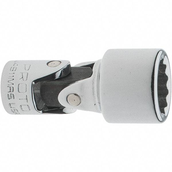 Proto - 1/4" Drive, Standard Hand Socket - 12 Points, 1-17/64" OAL, Steel, Full Polish Finish - Exact Tool & Supply