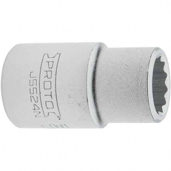 Proto - 3/4", 3/4" Drive, Standard Hand Socket - 12 Points, 2.285" OAL, Steel, Full Polish Finish - Exact Tool & Supply