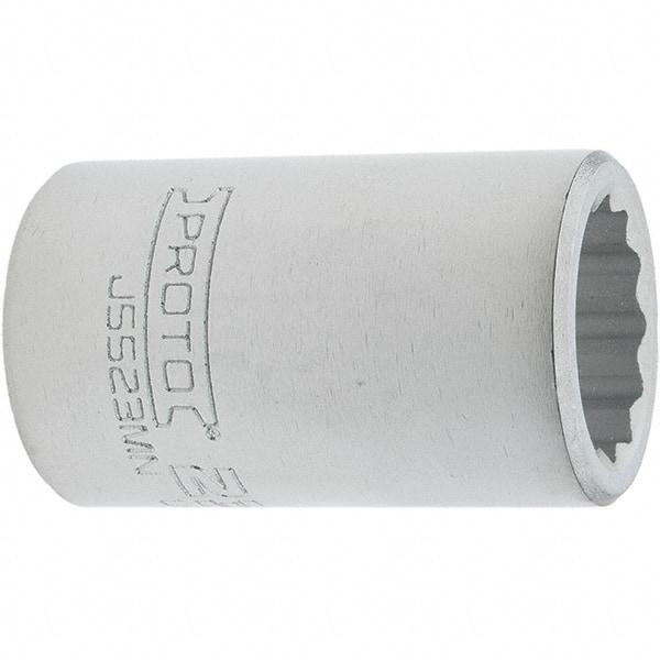 Proto - 3/4" Drive, Standard Hand Socket - 12 Points, 2.307" OAL, Steel, Full Polish Finish - Exact Tool & Supply