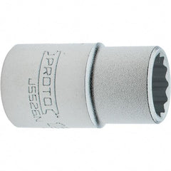Proto - 13/16", 3/4" Drive, Standard Hand Socket - 12 Points, 2.285" OAL, Steel, Full Polish Finish - Exact Tool & Supply