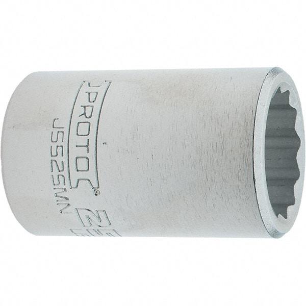 Proto - 3/4" Drive, Standard Hand Socket - 12 Points, 2.307" OAL, Steel, Full Polish Finish - Exact Tool & Supply