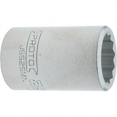 Proto - 3/4" Drive, Standard Hand Socket - 12 Points, 2.307" OAL, Steel, Full Polish Finish - Exact Tool & Supply