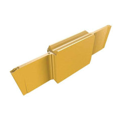 Iscar - BGM1201 J Grade IC1008, 1.2mm Cutting Width Carbide Cutoff Insert - Neutral Lead Angle, 0.1mm Corner Radius, TiAlN/TiN Finish - Exact Tool & Supply