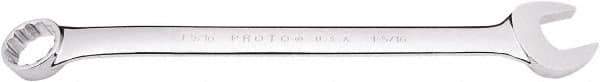 Proto - 1-5/16" 12 Point Combination Wrench - 15° Offset Angle, 17-5/8" OAL, Steel, Full Polish Finish - Exact Tool & Supply