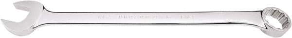 Proto - 1-1/2" 12 Point Combination Wrench - 15° Offset Angle, 20-1/4" OAL, Steel, Full Polish Finish - Exact Tool & Supply