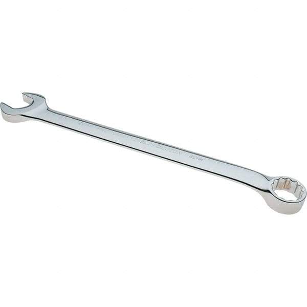 Proto - 29mm 12 Point Combination Wrench - 15° Offset Angle, 15-55/64" OAL, Steel, Full Polish Finish - Exact Tool & Supply