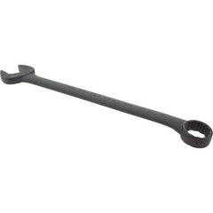 Proto - 1-9/16" 12 Point Combination Wrench - 15° Offset Angle, 20-5/16" OAL, Steel, Black Finish - Exact Tool & Supply