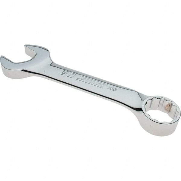 Proto - 30mm 12 Point Combination Wrench - 15° Offset Angle, 8-29/32" OAL, Steel, Full Polish Finish - Exact Tool & Supply