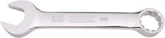 Proto - 25mm 12 Point Combination Wrench - 15° Offset Angle, 8-13/32" OAL, Steel, Full Polish Finish - Exact Tool & Supply