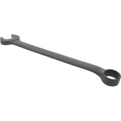 Proto - 1-3/16" 12 Point Combination Wrench - 15° Offset Angle, 15-7/8" OAL, Steel, Black Finish - Exact Tool & Supply