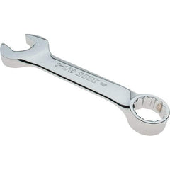 Proto - 1-1/8" 12 Point Combination Wrench - 15° Offset Angle, 8-29/32" OAL, Steel, Full Polish Finish - Exact Tool & Supply