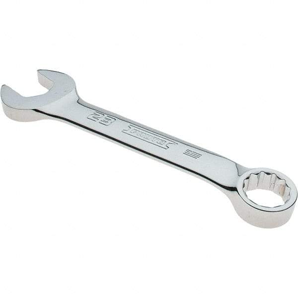 Proto - 23mm 12 Point Combination Wrench - 15° Offset Angle, 8-19/64" OAL, Steel, Full Polish Finish - Exact Tool & Supply