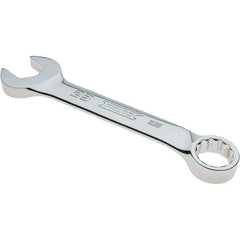 Proto - 23mm 12 Point Combination Wrench - 15° Offset Angle, 8-19/64" OAL, Steel, Full Polish Finish - Exact Tool & Supply