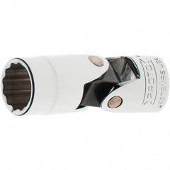 Proto - 3/8" Drive, Standard Hand Socket - 12 Points, 2-3/16" OAL, Steel, Full Polish Finish - Exact Tool & Supply