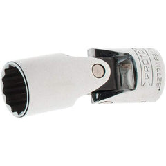 Proto - 3/8" Drive, Standard Hand Socket - 12 Points, 2-1/4" OAL, Steel, Full Polish Finish - Exact Tool & Supply