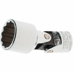 Proto - 3/8" Drive, Standard Hand Socket - 12 Points, 2-5/16" OAL, Steel, Full Polish Finish - Exact Tool & Supply
