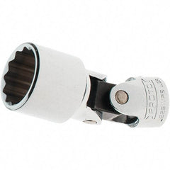 Proto - 3/8" Drive, Standard Hand Socket - 12 Points, 2-1/4" OAL, Steel, Full Polish Finish - Exact Tool & Supply