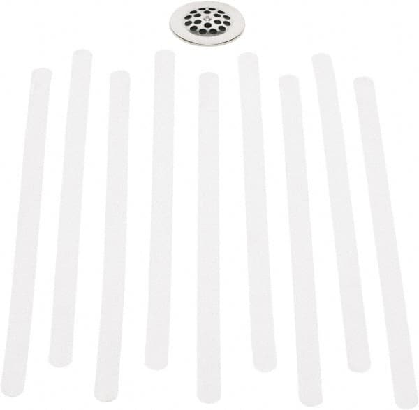 Ability One - Grating, Stair Treads & Step Bars; Surface Style: Plain Surface ; Material: Coated Vinyl ; Length (Inch): 17 ; Width (Inch): 3/4 ; Height (Inch): 0 - Exact Tool & Supply