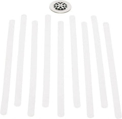 Ability One - Grating, Stair Treads & Step Bars; Surface Style: Plain Surface ; Material: Coated Vinyl ; Length (Feet): 60.00 ; Width (Inch): 2 ; Height (Inch): 0 - Exact Tool & Supply