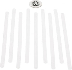 Ability One - Grating, Stair Treads & Step Bars; Surface Style: Plain Surface ; Material: Coated Vinyl ; Length (Inch): 24 ; Width (Inch): 6 ; Height (Inch): 0 - Exact Tool & Supply