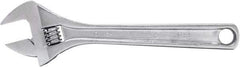Proto - 1-5/16" Jaw Capacity, 10" Standard Adjustable Wrench - Steel, Polished Finish, 10" OAL - Exact Tool & Supply