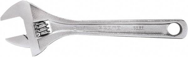 Proto - 15/16" Jaw Capacity, 6" Standard Adjustable Wrench - Steel, Polished Finish, 6" OAL - Exact Tool & Supply