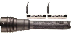 Streamlight - White LED Bulb, 3,500 Lumens, Industrial/Tactical Flashlight - Black Aluminum Body, 2 18650 Lithium-Ion Batteries Included - Exact Tool & Supply