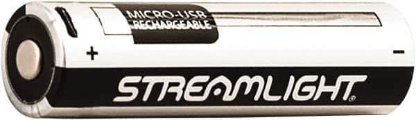 Streamlight - Size 18650, Lithium-Ion, 2 Pack, Standard Battery - 3.7 Volts, Button Tab Terminal - Exact Tool & Supply
