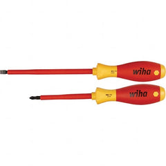 Wiha - Screwdriver Sets Screwdriver Types Included: Slotted; Phillips Number of Pieces: 2 - Exact Tool & Supply