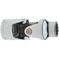 Proto - 3/8" Drive, Standard Hand Socket - 12 Points, 2" OAL, Chrome Vanadium, Full Polish Finish - Exact Tool & Supply