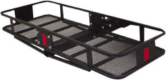Erickson Manufacturing - Steel Cargo Carrier - 20" Wide x 60.0" Long, Black, For Use with 2" Receivers - Exact Tool & Supply