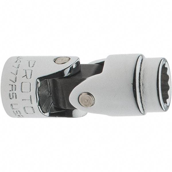Proto - 9/32", 1/4" Drive, Standard Hand Socket - 12 Points, 1-23/64" OAL, Steel, Chrome Finish - Exact Tool & Supply