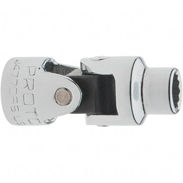 Proto - 7/32", 1/4" Drive, Standard Hand Socket - 12 Points, 1-5/16" OAL, Steel, Chrome Finish - Exact Tool & Supply