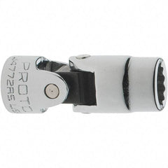 Proto - 5/16", 1/4" Drive, Standard Hand Socket - 12 Points, 1-7/16" OAL, Steel, Chrome Finish - Exact Tool & Supply