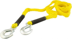 Erickson Manufacturing - S Hook Polypropylene Tow Rope - 14' Long, 6,000 Lb Capacity - Exact Tool & Supply