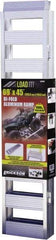Erickson Manufacturing - 69" Long x 45" Wide, 1,500 Lb Capacity, Foldable Truck Ramp - Aluminum, For All Vehicles - Exact Tool & Supply