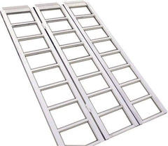 Erickson Manufacturing - 69" Long x 45" Wide, 1,500 Lb Capacity, Foldable Truck Ramp - Aluminum, For All Vehicles - Exact Tool & Supply