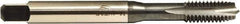 Emuge - M18x2.50 Metric, 3 Flute, NE2 Finish, HSS-E Spiral Point Tap - Plug Chamfer, Right Hand Thread, 125mm OAL, 0.542" Shank Diam, 6H Class of Fit - Exact Tool & Supply