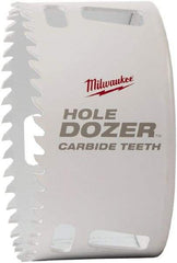 Milwaukee Tool - 7/8" Diam, 1-5/8" Cutting Depth, Hole Saw - Carbide-Tipped Saw, Toothed Edge - Exact Tool & Supply