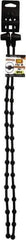 Erickson Manufacturing - 24" Long Black Rubber Reusable Cable Tie - 10 Lb Tensile Strength, 3mm Thick, 8" Max Bundle Diam - Exact Tool & Supply