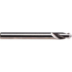 Emuge - 1/4" Body Diam, 90°, 2-1/2" OAL, Solid Carbide Spotting Drill - Exact Tool & Supply