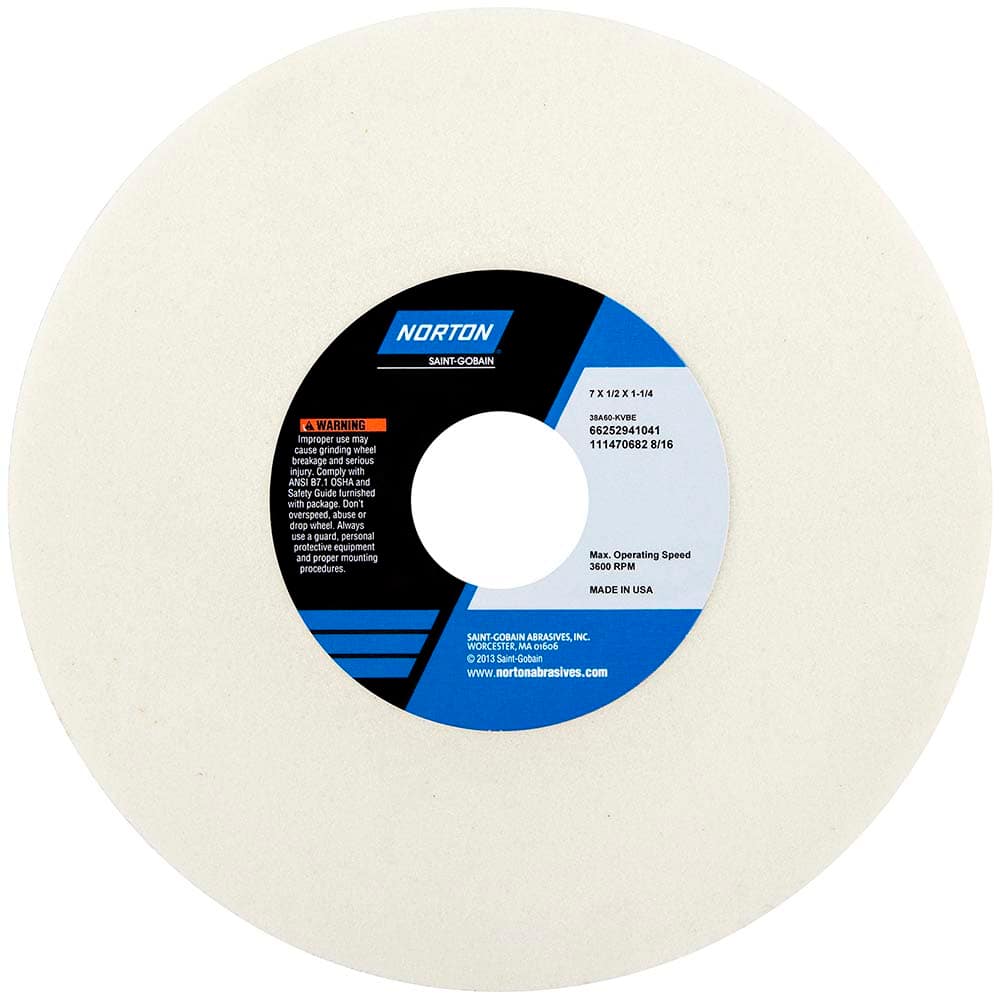 Norton - Tool & Cutter Grinding Wheels Wheel Type: Type 1 Wheel Diameter (Inch): 7 - Exact Tool & Supply