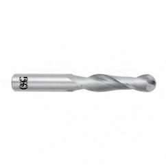 3/4" Dia. - 5" OAL - Bright CBD - Ball End SE EM - 2 FL - Exact Tool & Supply