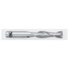 1 Dia. x 5 Overall Length 2-Flute Square End Solid Carbide SE End Mill-Round Shank-Center Cutting-Uncoated - Exact Tool & Supply