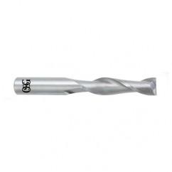 10mm Dia. x 76mm Overall Length 2-Flute Square End Solid Carbide SE End Mill-Round Shank-Center Cutting-Uncoated - Exact Tool & Supply
