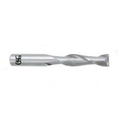 10mm Dia. x 76mm Overall Length 2-Flute Square End Solid Carbide SE End Mill-Round Shank-Center Cutting-Uncoated - Exact Tool & Supply